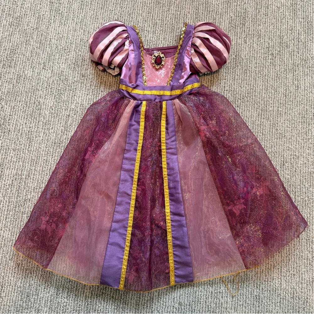 Disney Store Rapunzel Princess Dress Costume size 3